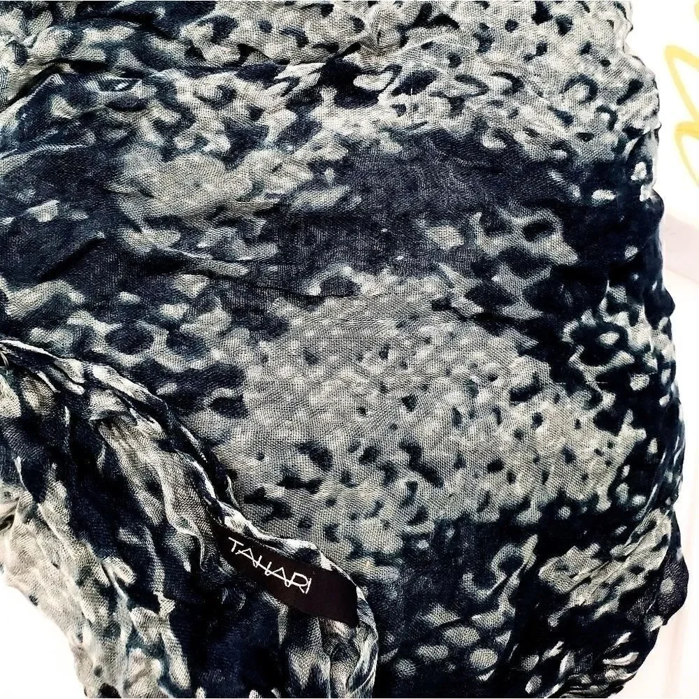 Tahari Snakeskin Print Large Modal Scarf